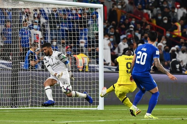 Foto: Darren Walsh/Chelsea FC via Getty Images | Gol de Lukaku saiu após uma falha do Al Hilal