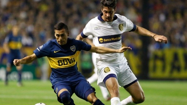 Carrizo, en Boca enfrentando a Central por Copa Sudamericana en 2014 (Getty Images)