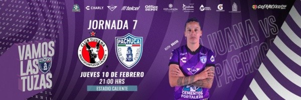 Foto: Twitter oficial de Pachuca femenil.