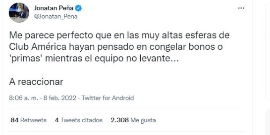 Twitter Jonathan Peña