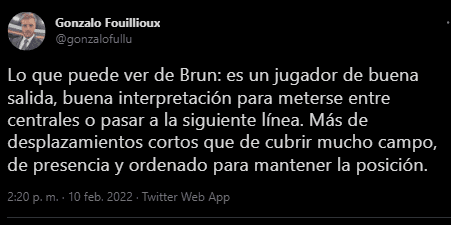 Gonzalo Fouillioux Twitter