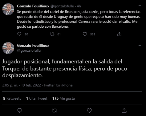 Gonzalo Fouillioux Twitter