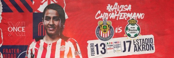 Foto: Twitter oficial de Chivas.