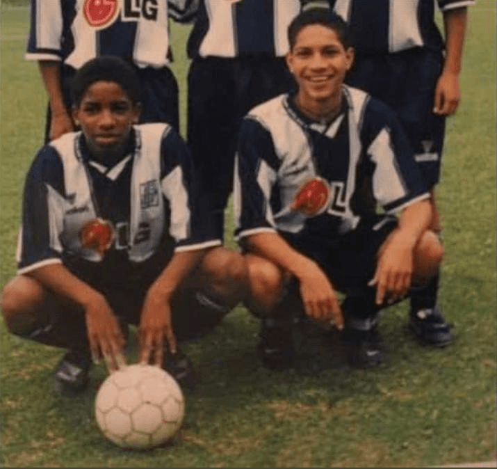¿Se reencontrarán? Unos jóvenes Jefferson Farfán y Paolo Guerrero en Alianza Lima. Foto: Alianza Lima