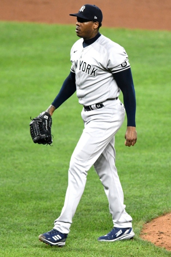 Aroldis Chapman, entrando a su sexta temporada con New York Yankees (Getty Images)