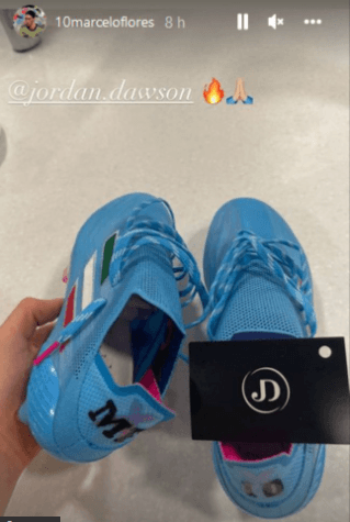 Historia de Marcelo Flores en su Instagram (@10marceloflores)