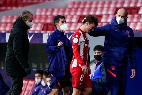 Griezmann tras su lesión