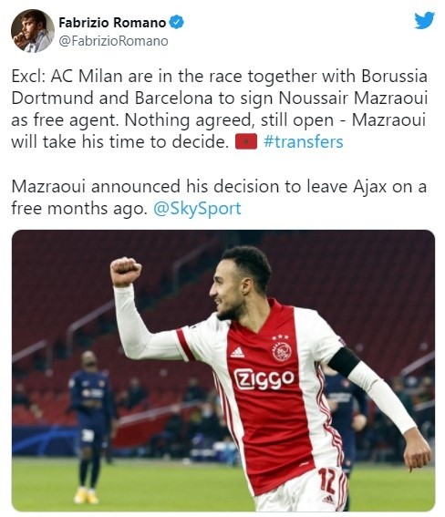 Mazraoui atrae a los grandes de Europa