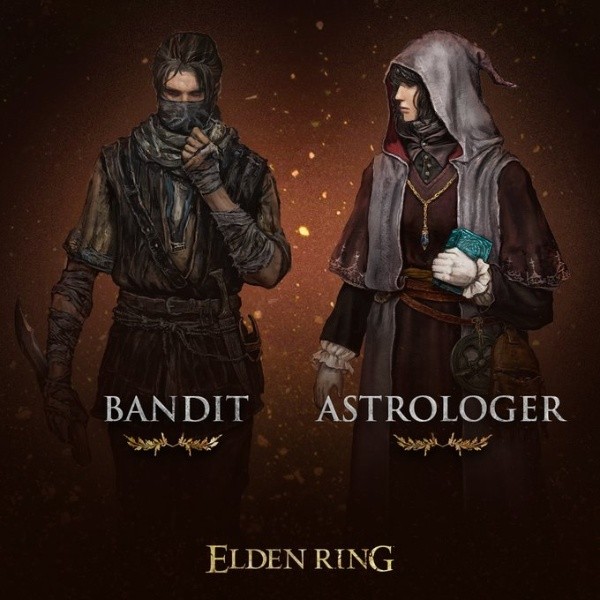 Bandido y astrólogo en Elden Ring (Twitter @ELDENRING)