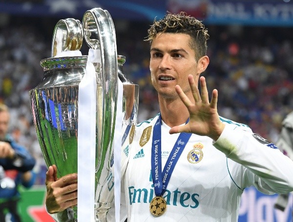 Cristiano Ronaldo campeón con Real Madrid (Getty)