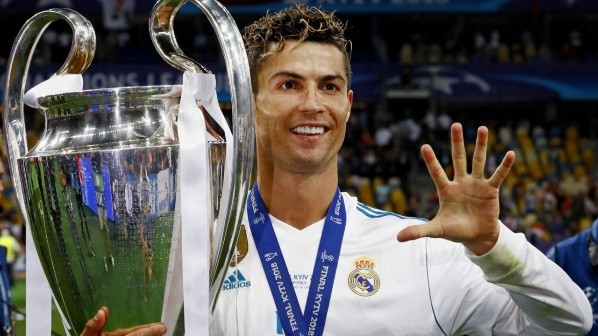 Cristiano Ronaldo, ganador de 5 Champions Leagues (Getty Images)
