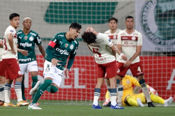 Universitario de Deportes ante Palmeiras por la Conmebol Libertadores. Foto: Getty
