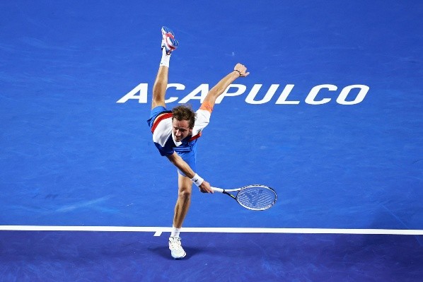 Daniil Medvedev en México (Getty)