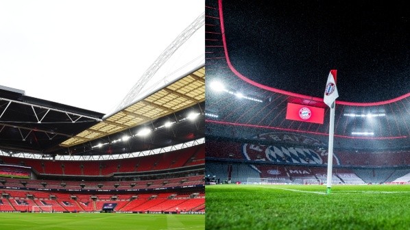 Wembley y Allianz Arena, los candidatos a recibir la final de Champions (Getty Images)