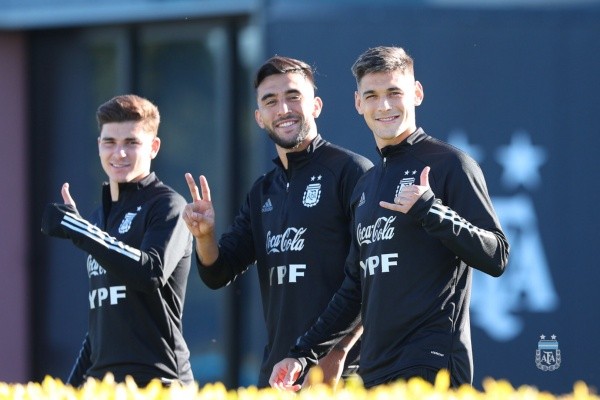 Nicolás-González-Julián-Álvarez-Lucas-Martínez-Quarta-Selección-Argentina