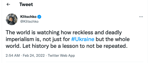 Wladimir Klitschko, Boxing, Ukraine, Twitter