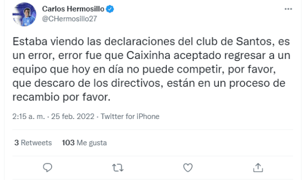 Carlos Hermosillo contra Santos Laguna