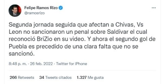 Twitter Ramos Rizo