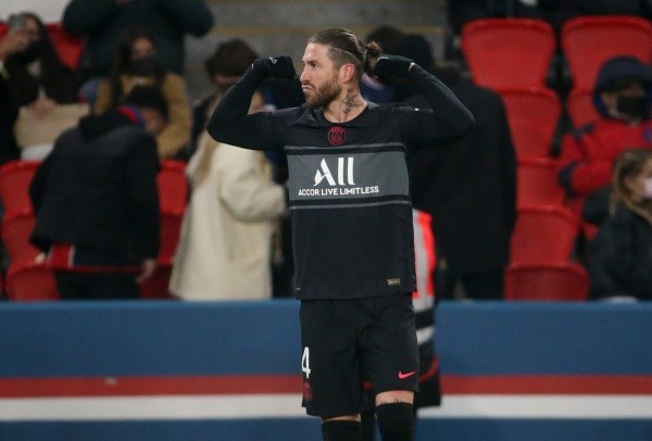 Sergio Ramos en PSG (Getty)