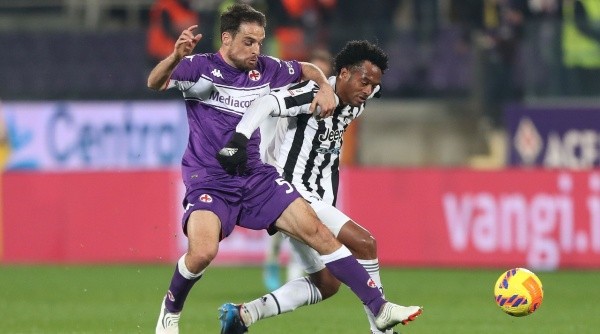 Juan Guillermo Cuadrado, Fiorentina vs Juventus por la ida de semifinales de la Copa Italia