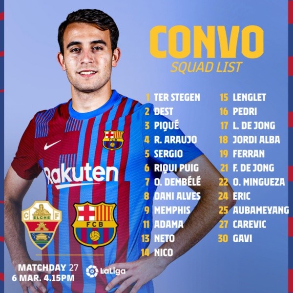 Foto: Twitter oficial de Barcelona.