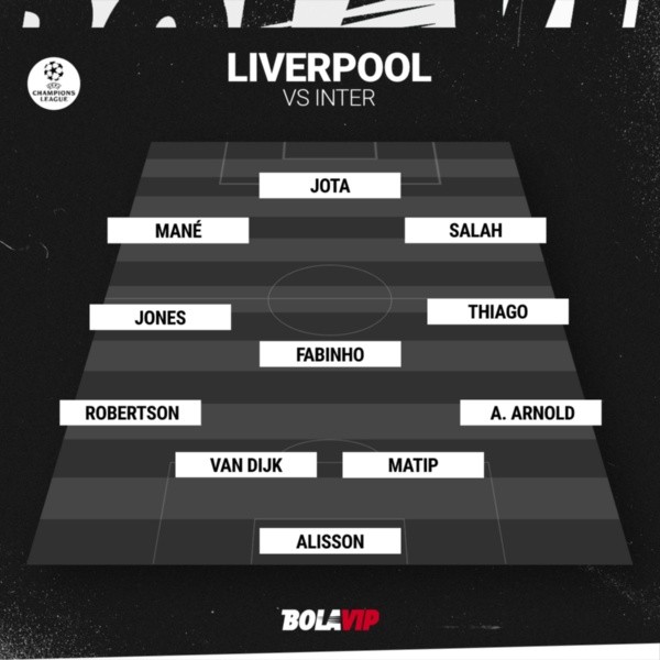 Liverpool confirmado para enfrentar a Inter