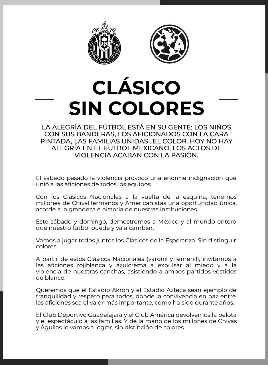 Twitter América y Chivas