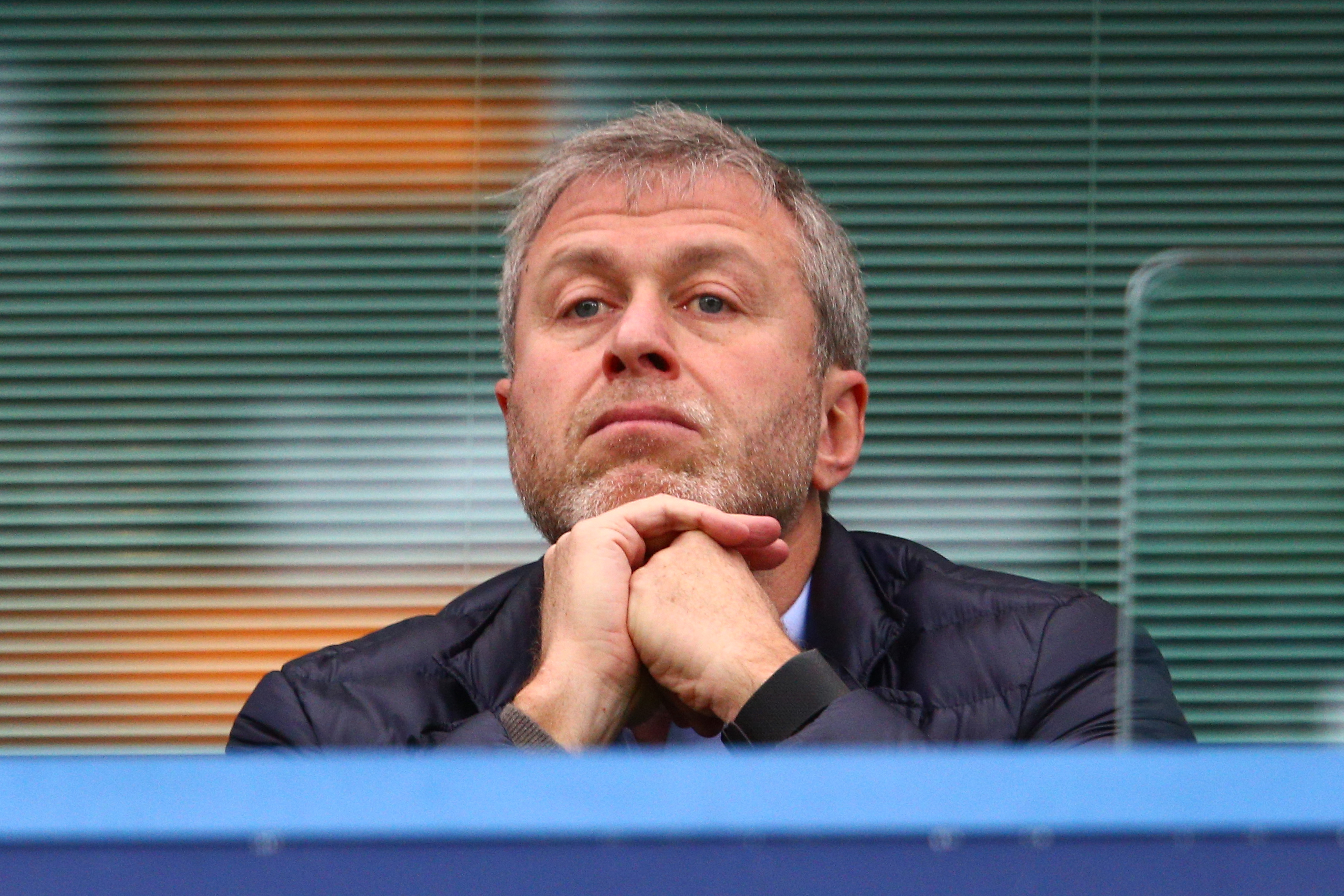 Roman Abramovich en Stamford Bridge: Getty