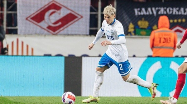 Varela, en el Dinamo Moscú (Instagram @guillermovarela4)