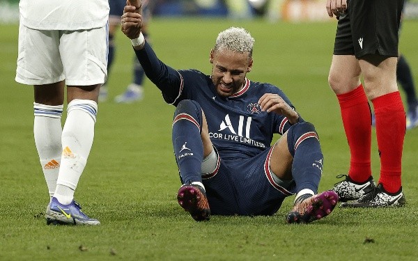 Neymar en el Bernabéu: Getty