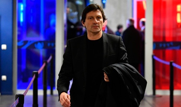 Leonardo en los pasillos del Parque de los Príncipes. Getty.