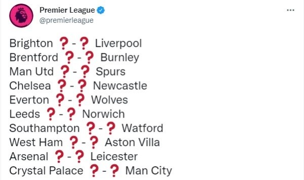 Twitter: Premier League