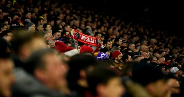 Salah es ídolo e Anfield (Getty)