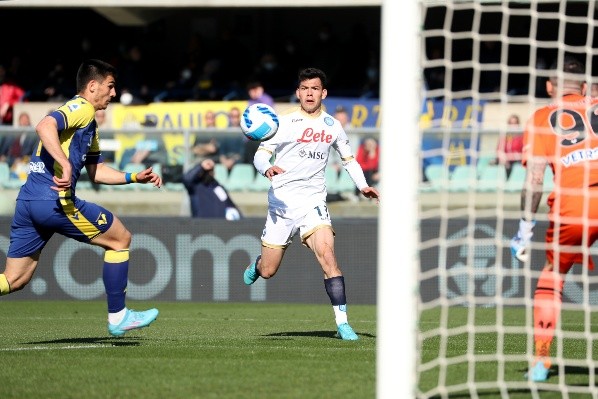 Chucky Lozano, titular vs. Hellas Verona (Getty Images)