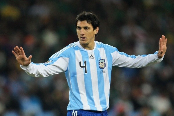 Nicolás Burdisso: 49 presencias con la Selección Argentina mayor. Getty Images