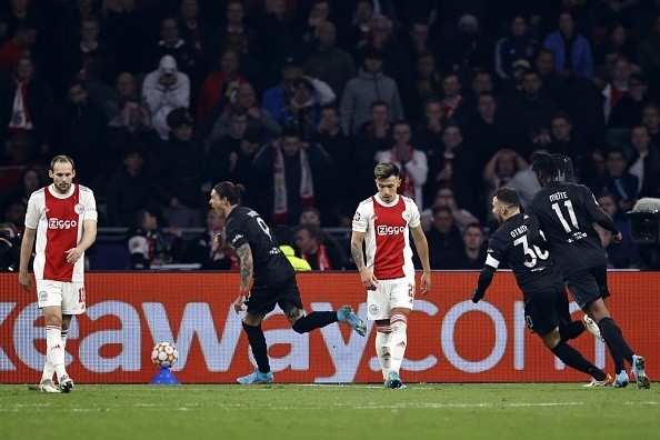 Festejo de gol de Benfica. Getty.