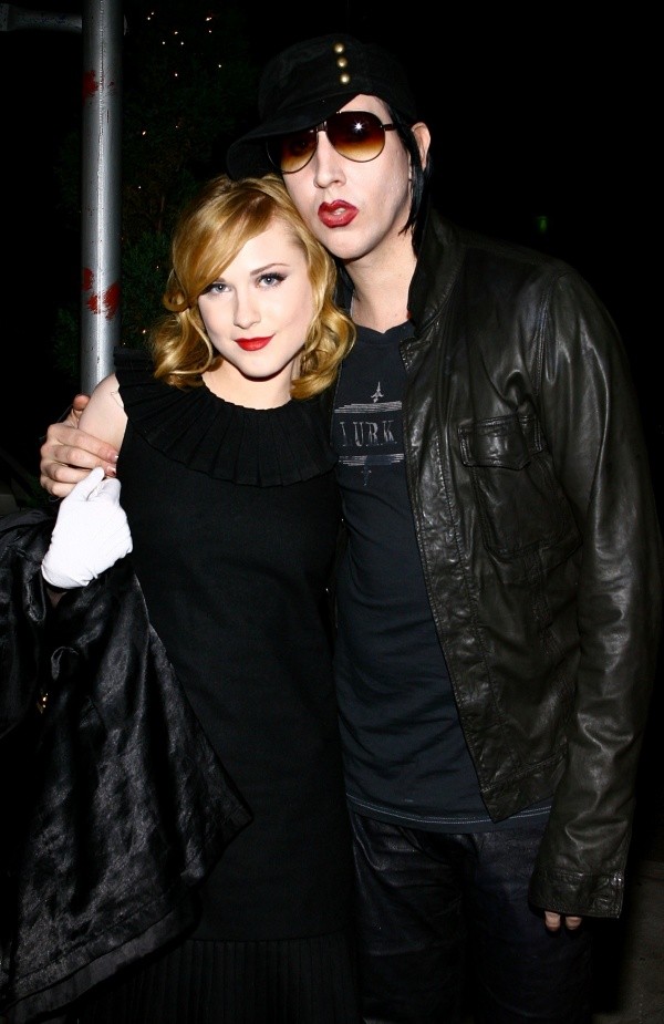 Evan Rachel Wood e Marilyn Manson - Foto: Scott Wintrow/Getty Images