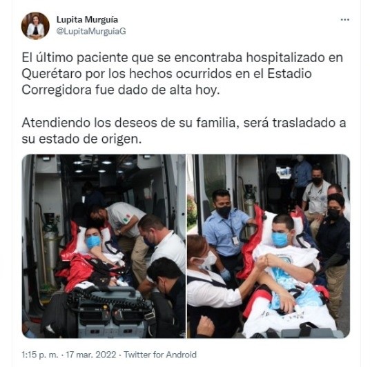Twitter Guadalupe Murguía, titular de la Secretaría de Gobernación de Querétaro