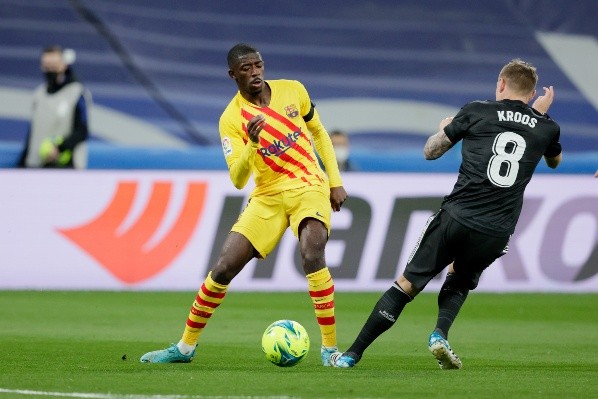 Ousmane Dembelé en el Clásico: Getty