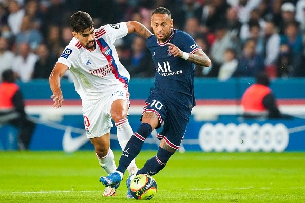 Paquetá y Neymar en Francia. Getty.