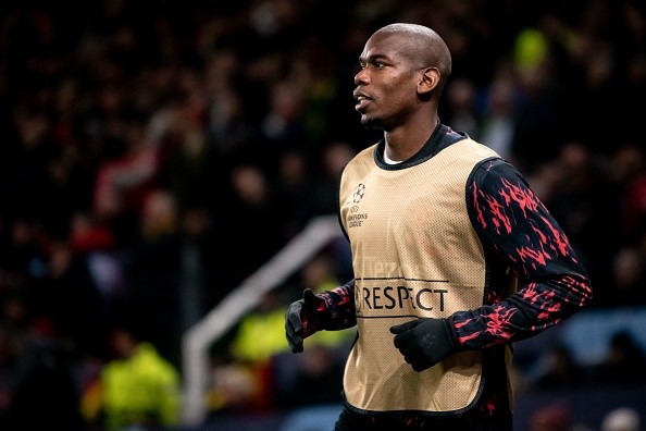 Pogba en partido contra Atlético de Madrid. Getty.