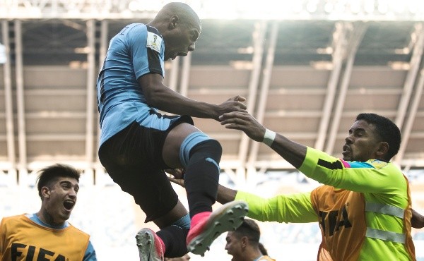 Nicolás de la Cruz en su selección