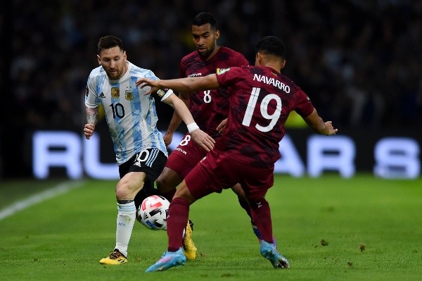 La Selección de Venezuela y Argentina. (Getty Images)