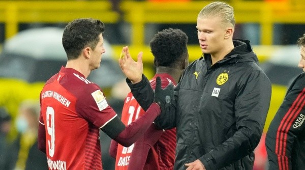 Lewandowski y Haaland, los dos delanteros que dominan la Bundesliga