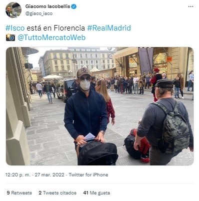 Fuente: Twitter Giacomo Iacobellis (@giaco_iaco)