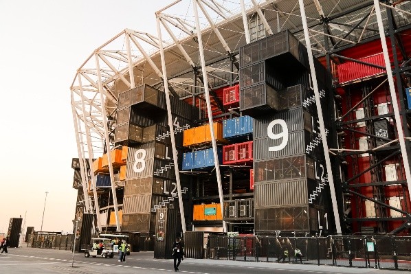   Foto de los bloques del Estadio 974