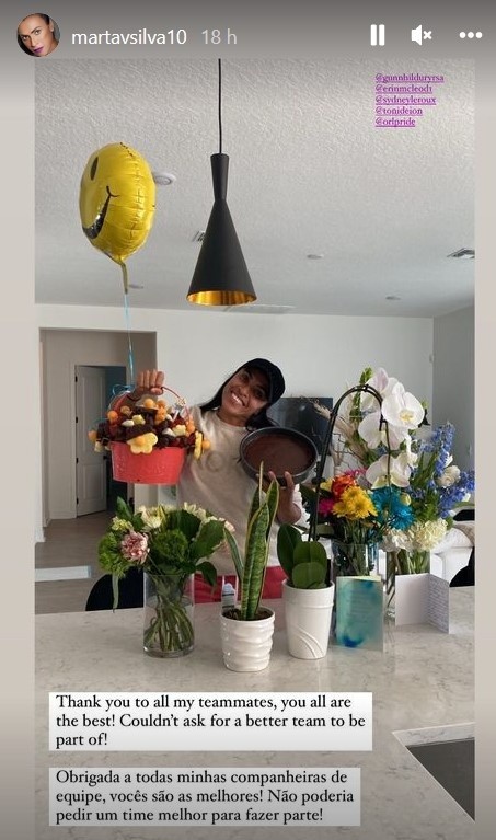 El agradecimiento de Marta tras conocerse su lesión.