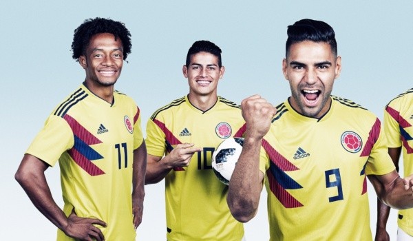 Juan Guillermo Cuadrado, James Rodríguez y Radamel Falcao: Getty