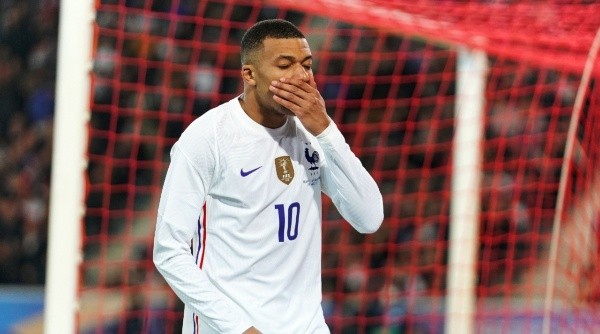 Kylian Mbappé, con la selección de Francia