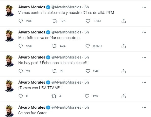 Foto: TW / Álvaro Morales